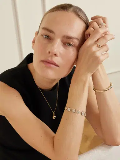 David Yurman Starburst 18-karat Gold Diamond Bracelet | Thumbnail 4
