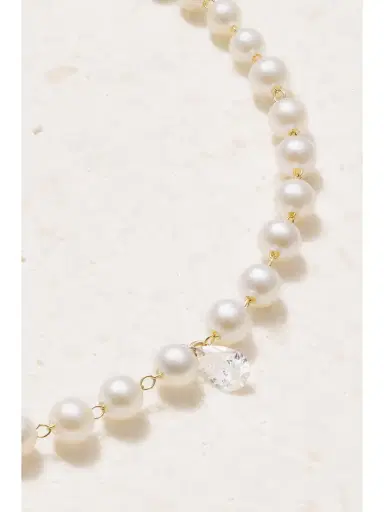 Mizuki 14-karat Gold, Pearl And Diamond Bracelet | Thumbnail 3