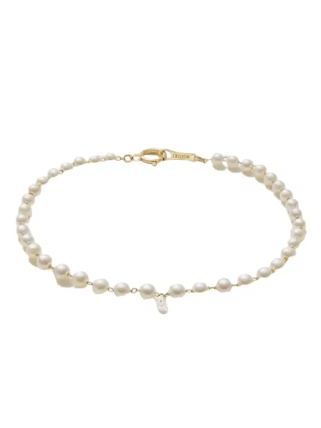 14-karat Gold, Pearl And Diamond Bracelet