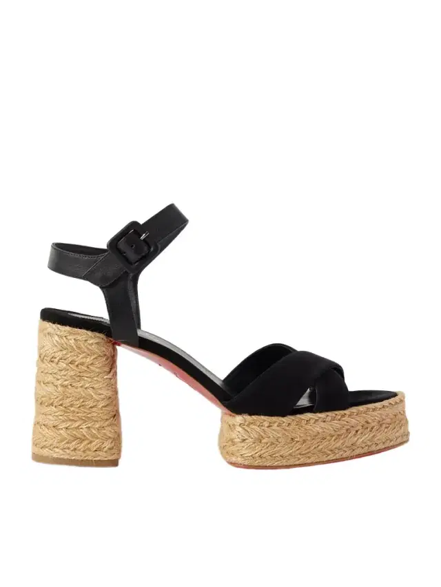Calakala 85 Leather And Suede Espadrille Platform Sandals