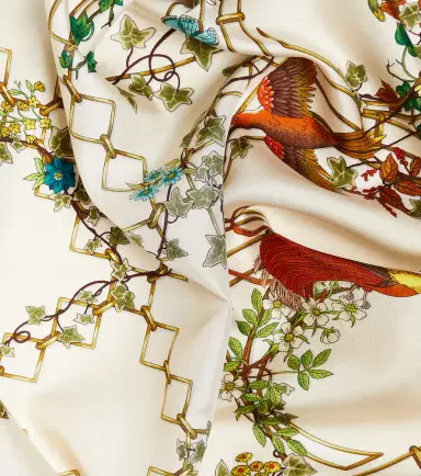 Gucci Printed silk twill scarf | Thumbnail 2