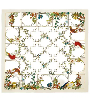 Gucci Printed silk twill scarf | Thumbnail 1