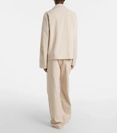 Maison Margiela Striped cotton wide-leg pants | Thumbnail 3 Maison Margiela Striped cotton wide-leg pants | Thumbnail 3