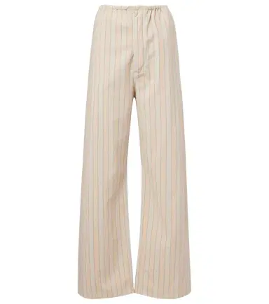 Maison Margiela Striped cotton wide-leg pants | Thumbnail 1 Maison Margiela Striped cotton wide-leg pants | Thumbnail 1
