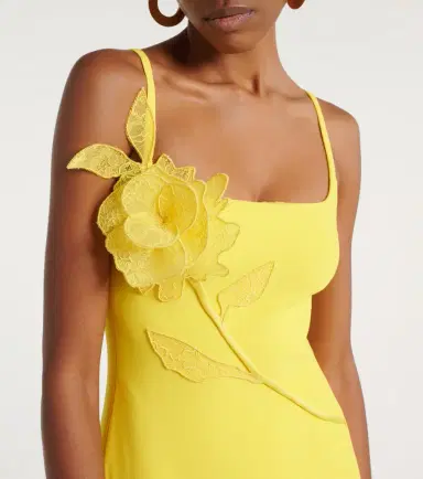 David Koma Floral-appliqué gown | Thumbnail 5 David Koma Floral-appliqué gown | Thumbnail 5