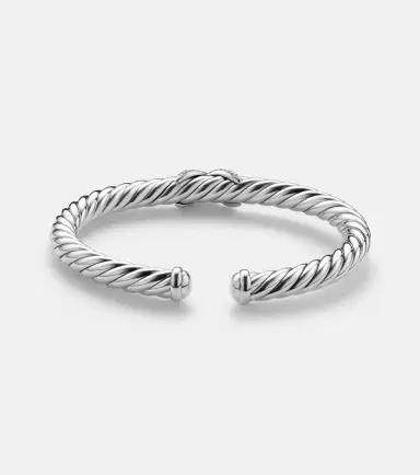 David Yurman Cable Flex 925 sterling silver bracelet with diamonds | Thumbnail 2 David Yurman Cable Flex 925 sterling silver bracelet with diamonds | Thumbnail 2