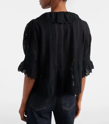 DÔEN Dôen Henri pointelle cotton top | Thumbnail 2