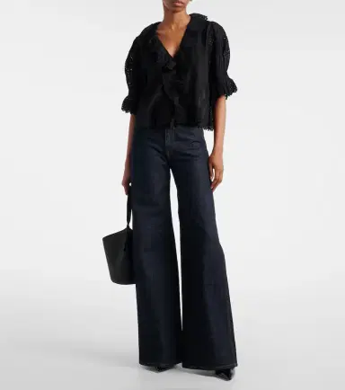 DÔEN Dôen Henri pointelle cotton top | Thumbnail 5