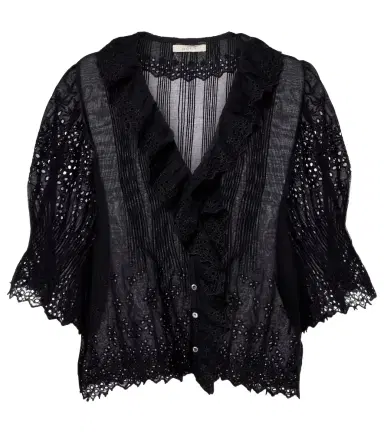 DÔEN Dôen Henri pointelle cotton top | Thumbnail 1