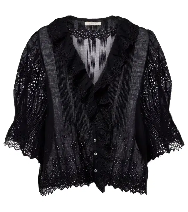 Dôen Henri pointelle cotton top