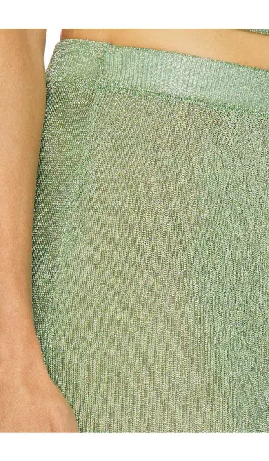 SEROYA Harmony Metallic Knit Skirt | Thumbnail 6