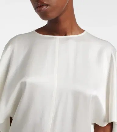 Stella McCartney Open-back satin top | Thumbnail 2 Stella McCartney Open-back satin top | Thumbnail 2