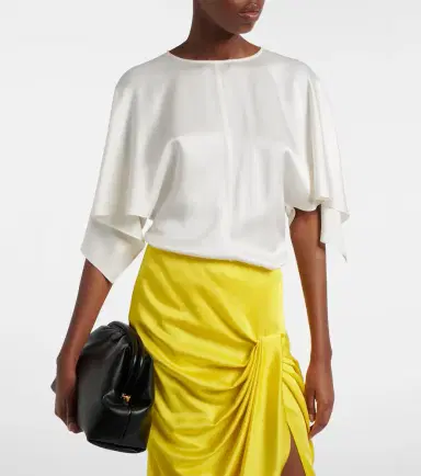 Stella McCartney Open-back satin top | Thumbnail 5 Stella McCartney Open-back satin top | Thumbnail 5