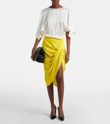 Stella McCartney Open-back satin top | Thumbnail 6 Stella McCartney Open-back satin top | Thumbnail 6