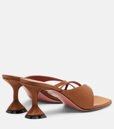 Amina Muaddi Shiona satin sandals | Thumbnail 2