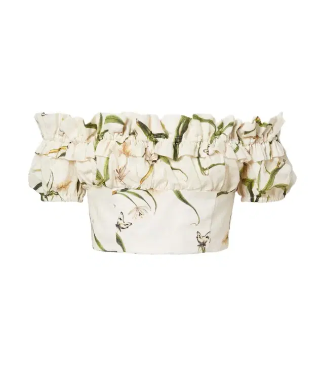 Pimienta printed linen top