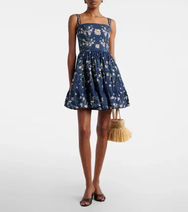Agua by Agua Bendita Lima floral cotton minidress | Thumbnail 4 Agua by Agua Bendita Lima floral cotton minidress | Thumbnail 4