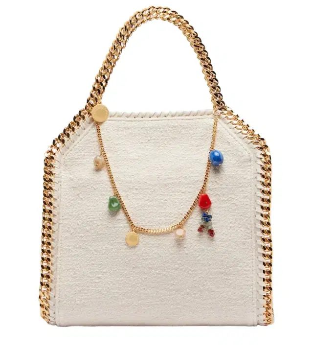 Stella McCartney Falabella Mini embellished top-handle bag