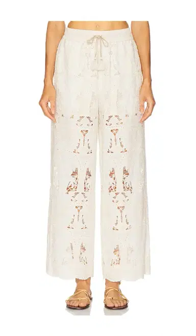 REVOLVE x JJ Embroidered Pant | Thumbnail 1 REVOLVE x JJ Embroidered Pant | Thumbnail 1