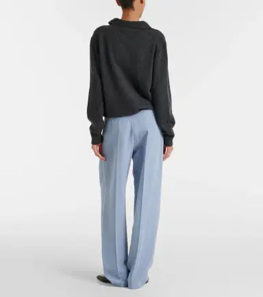 Victoria Beckham Pleated tapered pants | Thumbnail 5 Victoria Beckham Pleated tapered pants | Thumbnail 5