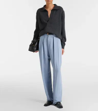 Victoria Beckham Pleated tapered pants | Thumbnail 6 Victoria Beckham Pleated tapered pants | Thumbnail 6