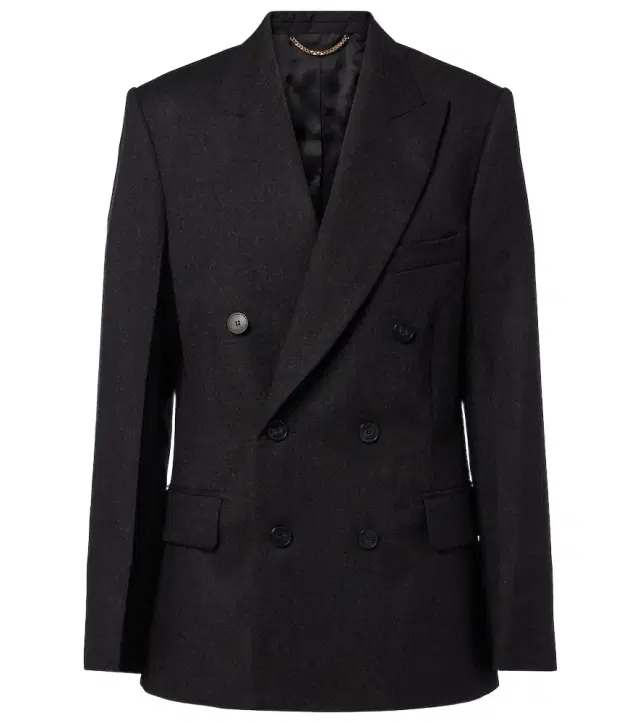 Victoria Beckham Double-breasted virgin wool blazer