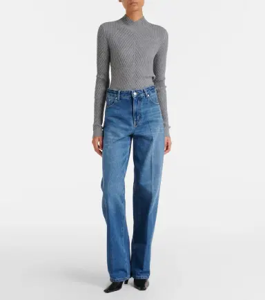 Victoria Beckham High-rise wide-leg jeans | Thumbnail 7 Victoria Beckham High-rise wide-leg jeans | Thumbnail 7
