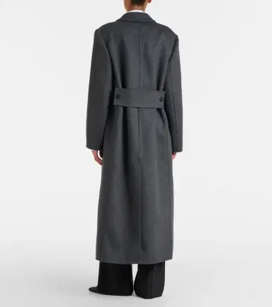 Victoria Beckham Double-breasted wool-blend coat | Thumbnail 3 Victoria Beckham Double-breasted wool-blend coat | Thumbnail 3