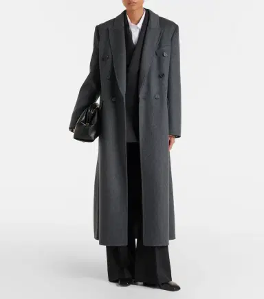 Victoria Beckham Double-breasted wool-blend coat | Thumbnail 5 Victoria Beckham Double-breasted wool-blend coat | Thumbnail 5