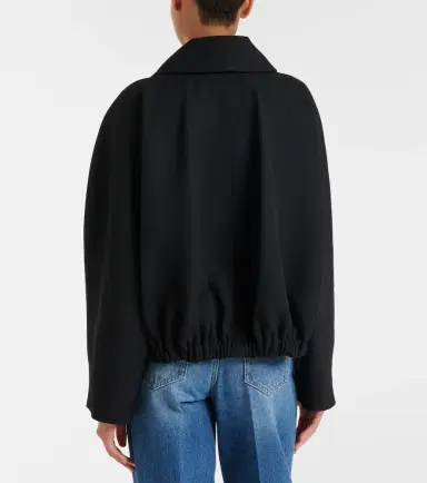 Victoria Beckham Arden virgin wool gabardine blouson jacket | Thumbnail 4