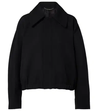 Victoria Beckham Arden virgin wool gabardine blouson jacket | Thumbnail 1