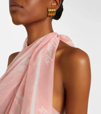 Balmain Printed silk beach cover-up | Thumbnail 5