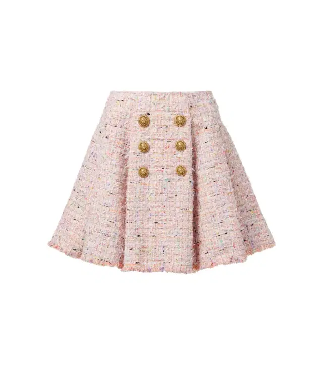 Tweed miniskirt