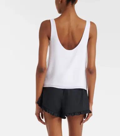 Hunza G Frill cotton poplin shorts | Thumbnail 3