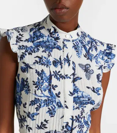 Erdem Floral jacquard top | Thumbnail 2 Erdem Floral jacquard top | Thumbnail 2
