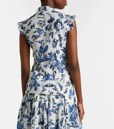 Erdem Floral jacquard top | Thumbnail 5 Erdem Floral jacquard top | Thumbnail 5