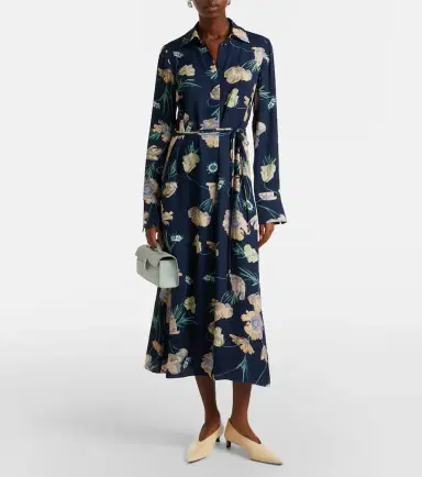 Erdem Belted floral shirt dress | Thumbnail 4 Erdem Belted floral shirt dress | Thumbnail 4
