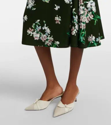 Erdem Draped floral midi dress | Thumbnail 3 Erdem Draped floral midi dress | Thumbnail 3