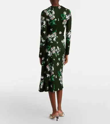 Erdem Draped floral midi dress | Thumbnail 5 Erdem Draped floral midi dress | Thumbnail 5