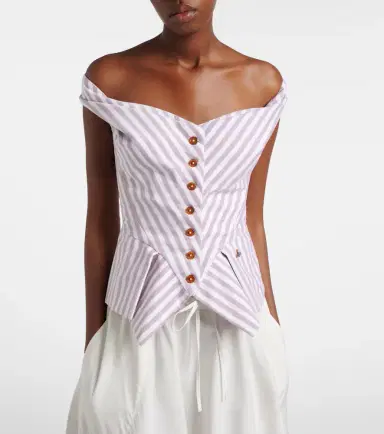Vivienne Westwood Monday striped cotton top | Thumbnail 3