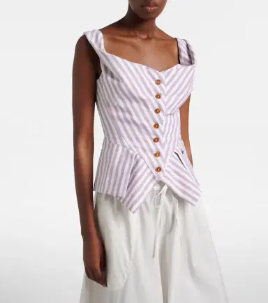 Vivienne Westwood Monday striped cotton top | Thumbnail 5