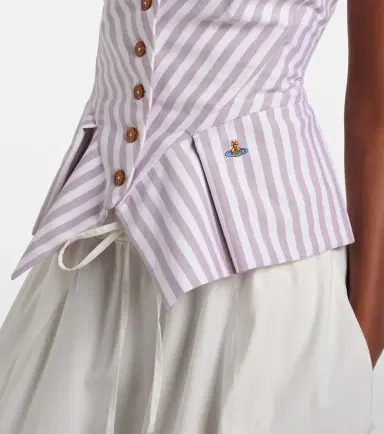 Vivienne Westwood Monday striped cotton top | Thumbnail 7