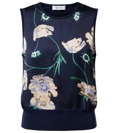 Erdem Floral wool sweater vest | Thumbnail 1 Erdem Floral wool sweater vest | Thumbnail 1