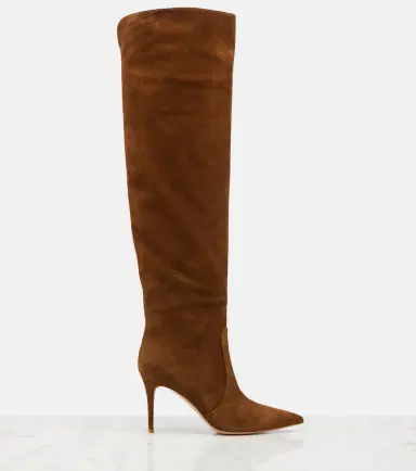 Gianvito Rossi Hansen suede knee-high boots | Thumbnail 3