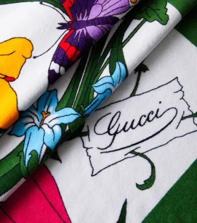 Gucci Flora cotton terry beach towel | Thumbnail 2