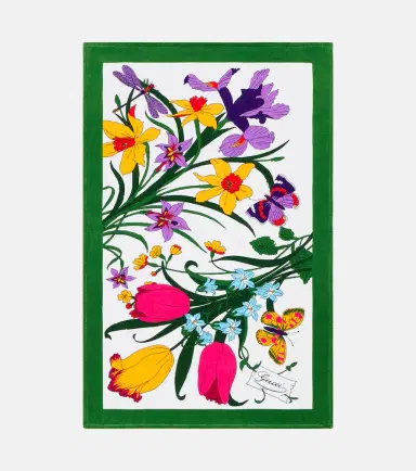 Gucci Flora cotton terry beach towel | Thumbnail 4