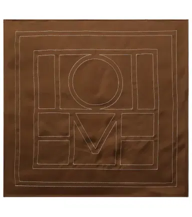 Toteme Embroidered monogram silk scarf | Thumbnail 1