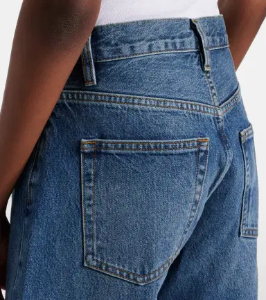 Frame Bubble Crop barrel-leg jeans | Thumbnail 2