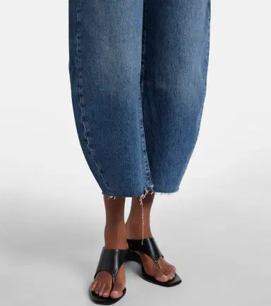 Frame Bubble Crop barrel-leg jeans | Thumbnail 3