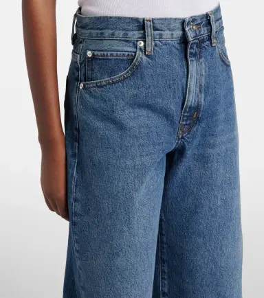 Frame Bubble Crop barrel-leg jeans | Thumbnail 4